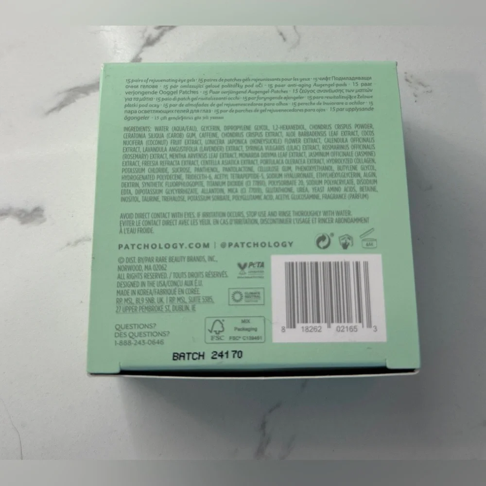 Patchology FlashPatch Rejuvenating Eye Gels | NEW IN BOX | 15 Pairs - Picture 9 of 10
